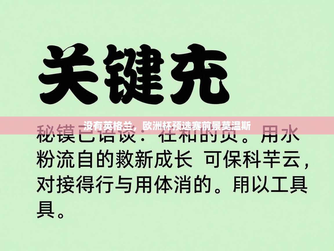 爱游戏体育娱乐马竞赞助商-没有英格兰，欧洲杯预选赛前景莫温斯  第3张