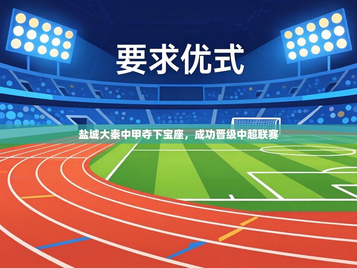 爱游戏体育娱乐-盐城大秦中甲夺下宝座，成功晋级中超联赛  第3张